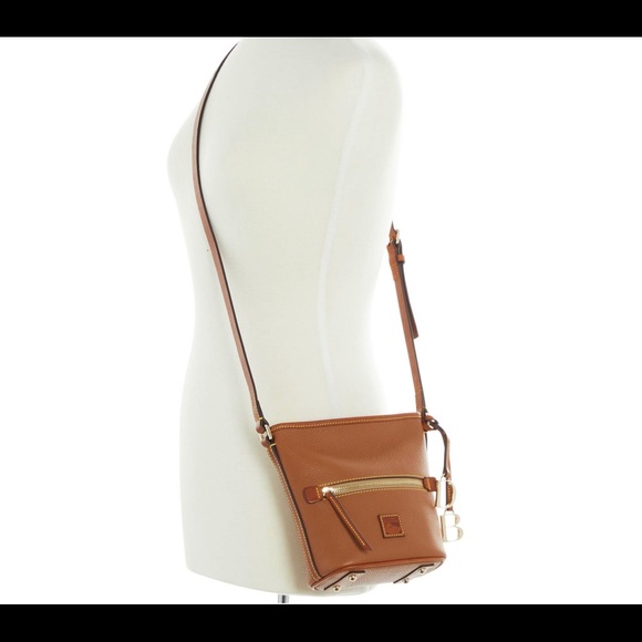 DOONEY BOURKE PEBBLE GRAIN ZIP SAC NEW CARAMEL - Picture 3 of 14